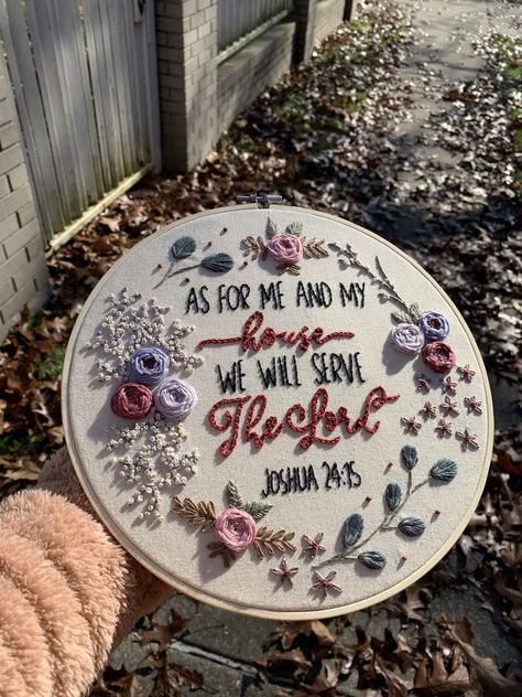 Bible Verse Embroidery, Verse Embroidery, African Embroidery Designs, Bible Verse Aesthetic, Verse Aesthetic, African Embroidery, Christian Embroidery, Embroidery Hoop Art Diy, Embroidery Book