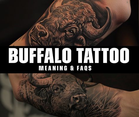 What is the significance of a buffalo tattoo and its meaning in Native American culture? Buffalo Tattoo Ideas Native American, Buffalo Tattoo Feminine, Buffalo Head Tattoo, Tattoo And Its Meaning, Bison Tattoo Ideas, Buffalo Tattoo Ideas, Bison Tattoo, Buffalo Tattoo, Buffalo Skull