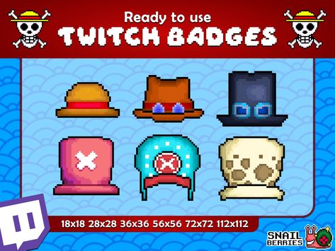 Ace Hat, Cute Pixel Art, Twitch Badges, Sabo One Piece, One Piece Ace, Red Hat, Blue Hat, Red Hats, Png Format