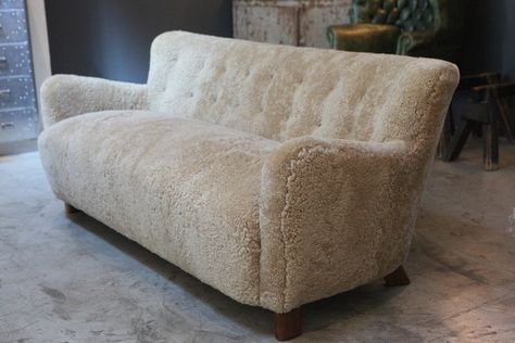 Sheepskin Sofa, Classic Sofa, Updating House, Little House, Denmark, Couch, Sofa, For Sale, Furniture