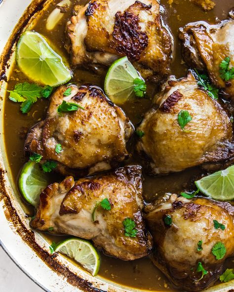 Tamarind Chicken Recipe, Tamarind Recipes Chicken, Tamarind Chicken, Cooking Vision Board, Asian Chicken Thighs, Tamarind Recipes, Violet Recipes, Cooking Veggies, College Cooking