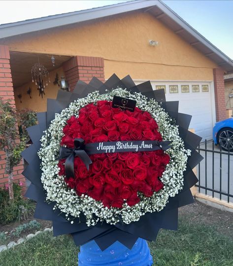 Today’s 75ct bouquet w/ baby breath rim✨ . . . #ramos #rosebouquets #ramobuchon #birthdaybouquet #roses #bouquets #fyp #fypage #fypシ #trending #smallbusiness #smallbusinessowner #ie #riverside #morenovalley #sanbernardino #perris #nuevo Anniversary Bouquet, Birthday Bouquet, Baby Breath, Bouquets, Happy Birthday, Roses, Birthday, Quick Saves