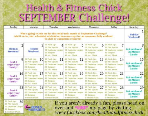 September fitness challenge September Workout Challenge, September Fitness Challenge, Fitness Challenge Ideas, Fall Fitness Challenge, Month Workout Challenge, Fall Fitness, September Challenge, Monthly Challenges, Challenge Ideas