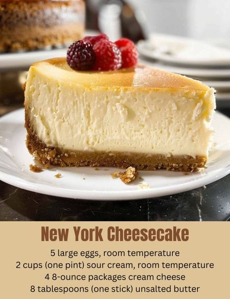 New York Cheesecake New York Style Cheesecake Recipe Springform Pan, New York Cheesecake Recipes, Ny Cheesecake Recipe, Slow Cooker Pork Chops Recipes, Spinach Puffs, Cream Cheese Spinach, Pork Chop Recipe, New York Style Cheesecake, Slow Cooker Pork Chops