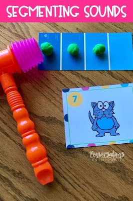 Clown Hammer, Tk Centers, Segmenting Activities, Carnival Clown, Decoding Activities, Phonemic Awareness Kindergarten, Phonemic Awareness Games, Counting Syllables, April Fools Day Jokes