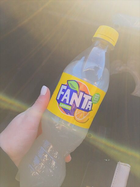 Fanta Lemon, Plastic Water Bottle, Lemon, Water Bottle, Drinks