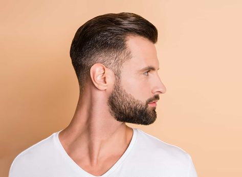 Mens Hairstyles Short Sides, Mens Haircuts Receding Hairline, Long Hair Cuts Straight, Haircuts For Receding Hairline, Classic Mens Haircut, Young Men Haircuts, Hairstyles For Receding Hairline, Pin Straight Hair, Receding Hair Styles