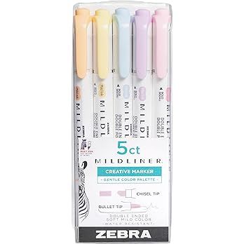 Zebra Mildliner Highlighters, Highliters School, Midliners Highlighters, School Necessities, Back To School List, School Wishlist, Mildliner Highlighters, College Shopping, Christmas Lists