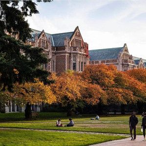 Uw College Aesthetic, University Of Washington Campus, Washington State University Aesthetic, University Of Washington Dorms, Uw Seattle Aesthetic, University Of Washington Seattle Aesthetic, Washington University Aesthetic, Pretty College Campus, Uw Aesthetic