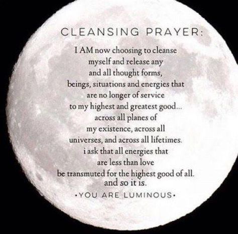 Smudging Prayer, New Moon Rituals, Healing Spells, Full Moon Ritual, Wiccan Spell Book, A Course In Miracles, Cleanse Me, Spiritual Cleansing, Wiccan Spells