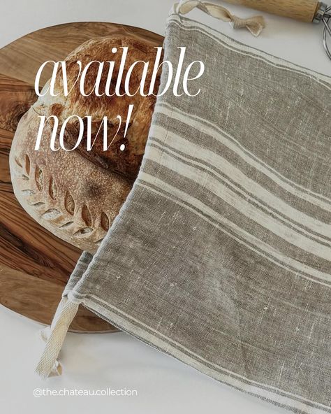 Flax & Flour, a beautiful combination of sustainability and functional beauty all in one. Introducing my new collection of Reusable Linen Bread Bags 🍞 These are perfect for all of the sourdough bread makers who are tired of using disposable plastic bags. Now keep your beautiful creation fresh longer all while caring for the environment! Limited supply, so order now. 🤍 Gretchen #flaxandflour #thechateaucollection #sourdoughbaking #sustainableliving #reduceplasticwaste #frenchcountryki... Linen Bread Bag, Bread Bag, Ecological Footprint, Bread Bags, Sourdough Baking, French Country Kitchen, French Seam, Must Have Items, Plastic Bags