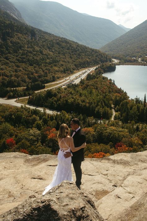 Intimate New England Mountain Elopement | Elopement Inspiration | New England Elopement Photographer | Mekenzie and Thomas' elopement day was filled with inspiration for planning your own adventure. Explore New England elopement locations, cozy elopement Airbnbs, and unique elopement ideas. Book me for your New England mountain or destination elopement at jeidavignonphoto.com! Cozy Elopement, Kancamagus Highway, Wedding Elopement Ideas, Unique Elopement, Hidden Forest, Wedding Album Design, Book Me, Intimate Photos, Epic Photos