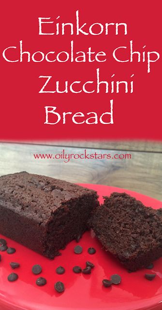 Spelt Zucchini Bread, Einkorn Zucchini Bread, Eikorn Recipe, Einkorn Desserts, Einkorn Recipe, Einkorn Bread, Homemade Bread Dough, Chocolate Chip Zucchini Bread, Einkorn Recipes