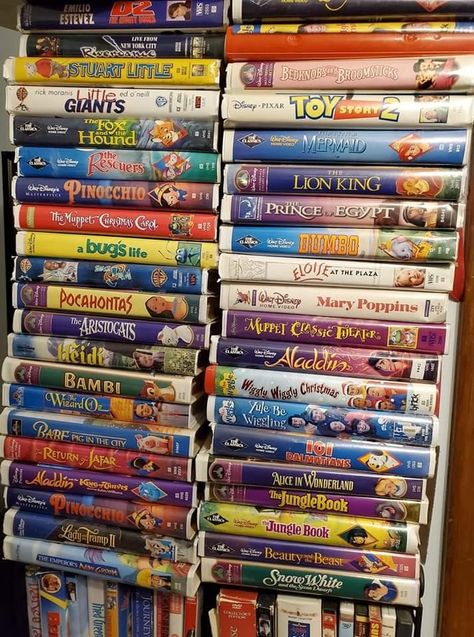 Asher Core, Y2k Childhood, Childhood 2000s, 2000 Nostalgia, Vhs Collection, Disney Vhs Tapes, Kirsten Vangsness, Nostalgia 2000s, Physical Media