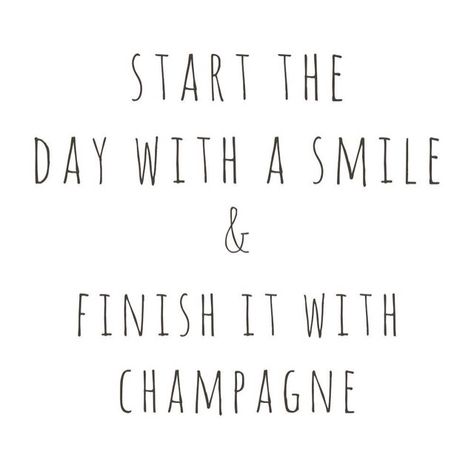 Start each day with a smile and end it with a glass of champagne ❤️ Champagne Quotes Classy, Champagne Sayings, Champagne Quotes, Champagne Campaign, Classy Quotes, Champagne Bubbles, Babe Quotes, Glass Of Champagne, Vintage Champagne