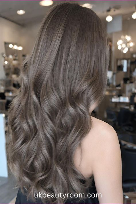 Unique and beautiful hair styles ideas #braided hairstyle #African hairstyles Ash Brown Hair All Over Color, Icy Chocolate Brown Hair, Medium Hair Brown Balayage, Natural Ashy Brown Hair, Mocha Beige Hair Color, Full Color Hair Ideas, Ash Hair Color Brown, Taupe Brown Hair, 2024 Brown Hair Trends