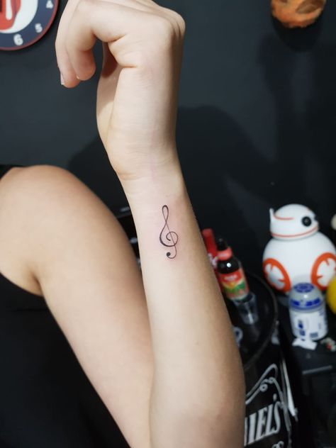 Eighth Note Tattoo, Simple Music Note Tattoo, Music Tattoo Wrist, Music Inspired Tattoos For Women, Tiny Music Tattoo, Minimalist Music Tattoo, Tattoo Finder, Love Music Tattoo, Small Music Tattoos