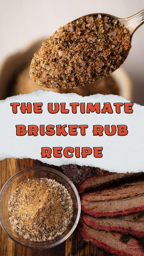 The ULTIMATE Brisket Rub Recipe Smoker Seasonings, Brisket Rubs, Best Brisket Rub, Award Winning Recipes, Brisket Rub Recipe, Smoked Beef Brisket Recipes, Best Brisket, Bbq Rub Recipe, Brisket Recipes Smoked