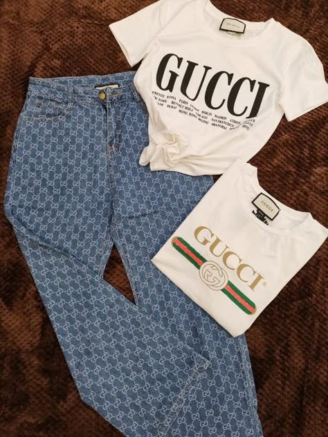 Gucci Jacket Women Outfit, Gucci Clothes Aesthetic, Jeans Gucci, Gucci Clothes, Gucci Jeans, Race Outfit, Gucci Collection, Bridal Lehenga Collection, Gucci Outfits