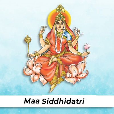 Let us worship and celebrate the glory of goddess Siddhidatri, the ninth form of divinity, Mata Durga. All hail to Mata Siddhidatri, the giver of peace, happiness, and prosperity. Mata Siddhidatri, Goddess Siddhidatri, Maa Siddhidatri, Adi Parashakti, Mata Durga, Sri Hanuman, Durga Picture, Sri Radha, Navratri Images