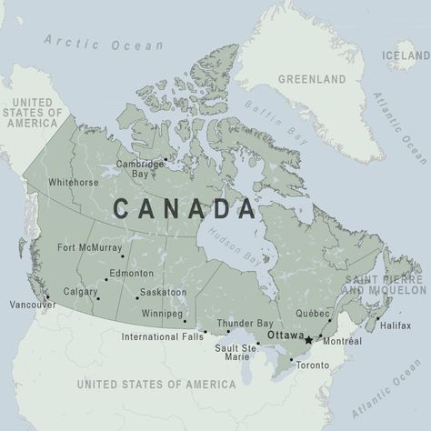 Canada - Traveler view | Travelers' Health | CDC Vancouver Map, Map America, Fort Mcmurray, Sault Ste Marie, Disease Control, Arctic Ocean, Thunder Bay, States In America, Airline Flights