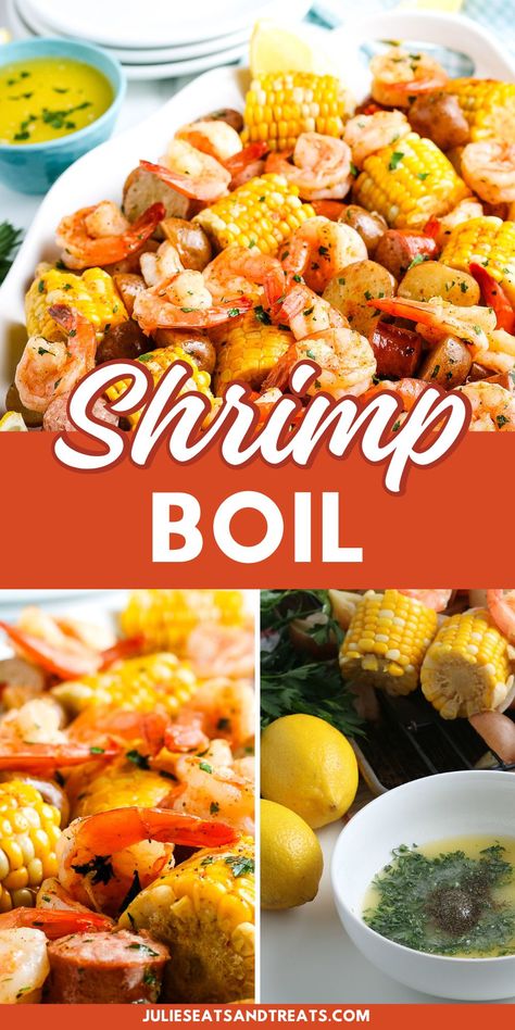 Looking for a simple and delicious seafood dish? This quick and easy shrimp boil recipe is perfect for a weeknight dinner or weekend gathering. With just a few ingredients, you'll have a flavorful and satisfying meal in no time. Southern Living Shrimp Boil, Shrimp And Scallop Boil, Country Low Boil Recipes, Old Bay Shrimp Casserole, Slow Cooker Crab Boil, Lo Country Boil Recipes, Steamed Shrimp And Potatoes, Shrimp Boil On The Grill In Foil Pan, Shrimp Boil Baked In Oven