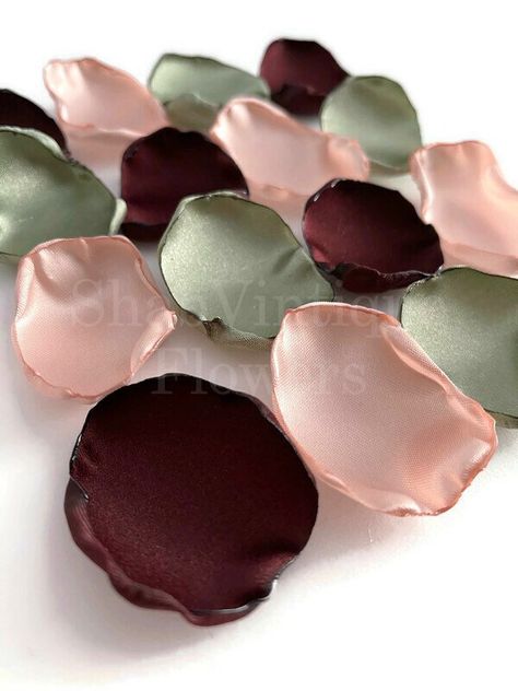 Green And Burgundy Wedding, Boho Chic Wedding Decor, Bride Decor, Wedding Aisle Decor, Burgundy And Blush Wedding, Flower Girl Petals, Chic Wedding Decor, Bridal Honeymoon, Bridal Shower Tables