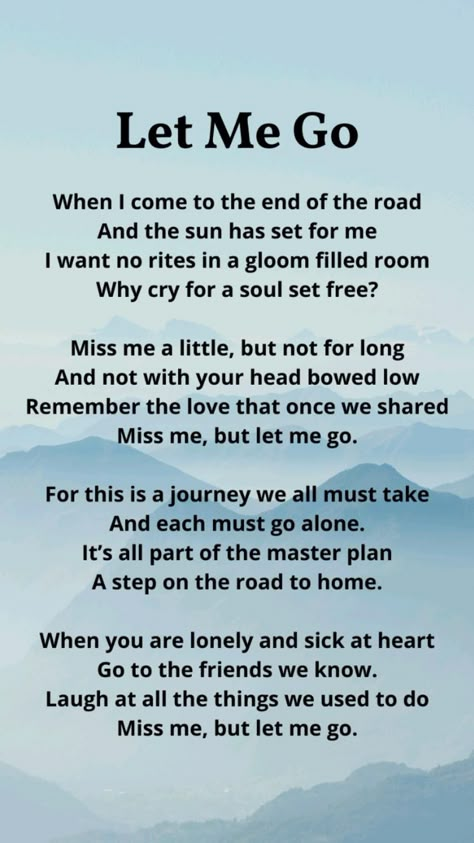 Poem About Loved Ones In Heaven, Do Not Grieve For Me Poem, Great Poems Inspirational, Goodbye Life Quotes, Obituary Quotes Dads, Life Celebration Quotes, Poem For Celebration Of Life, Memorial Service Poems, Memorial Card Poems