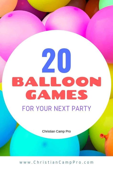 Are you looking for fun balloon games for your next event? Here are 20 awesome balloon games to get you started. Balloons are always a blast and cheap too! Balloon Games For Kids Indoor Activities, Balloon Games For Adults, Daycare Games, Balloon Pop Game, Balloon Games For Kids, Balloon Party Games, Relay Games, Gym Games For Kids, Large Group Games