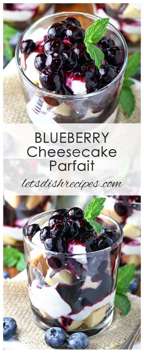 Blueberry Cheesecake Parfait, Company Desserts, Cheesecake Parfait Recipes, Cheesecake Parfait, Quick Foods, Parfait Recipe, Cheesecake Parfaits, Parfait Desserts, Parfait Recipes