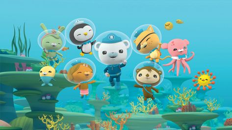 Octonauts Birthday Party, Captain Barnacles, Number Blocks, Rose Birthday, Rosé Birthday, Ocean Themes, Balloon Decorations, Cartoon Art, Comic Art