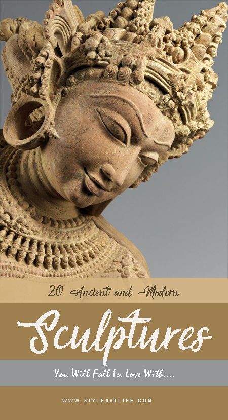 Discover 20 old and modern sculptures of the world, done by various artists using different materials. Find out details about their locations, height and symbolism! Indian Sculpture Drawing, Best Sculptures, World Names, Sculpture Cake, White Sculpture, Sculpture Images, Ancient Indian Art, Modern Indian Art, Famous Sculptures