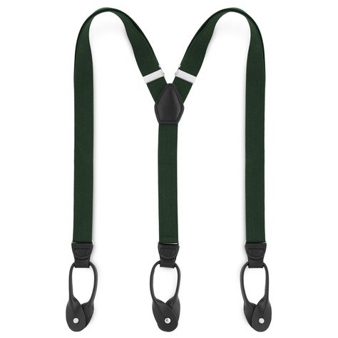 Green Braces, Leather Suspenders Men, Button Suspenders, Clear Braces, Hipster Looks, Leather Suspenders, Classic Leather, Metallic Accents, Black Faux Leather