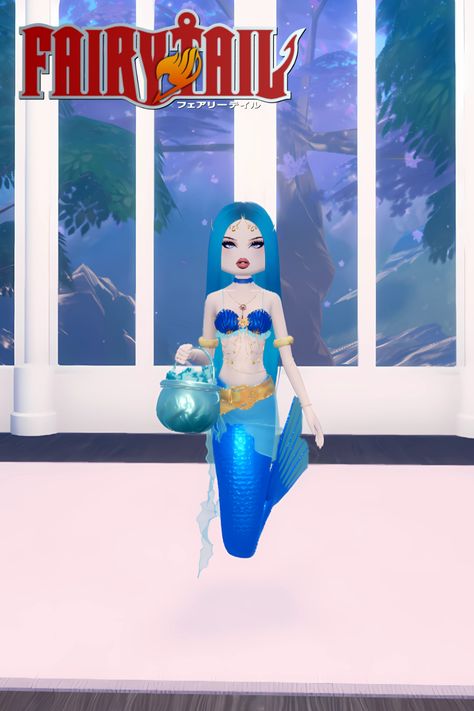 Roblox Dress to Impress look inspired by the Fairy Tail Character Aquarius Roblox Dress, Fairy Tail Characters, The Fairy, Fairy Tail, Dress To Impress, Anime