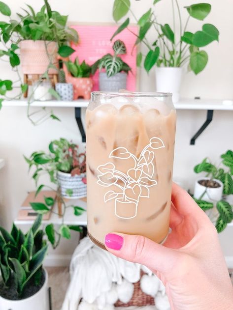 Hart + Flora Shop Happy Hour Beer, Coffee Matcha, Wine Drinkers, Pretty Drinks, Iced Latte, Iced Coffee Cup, Artisan Gift, Glass Straws, Matcha Latte