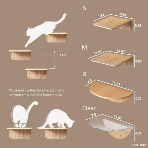 Cat Stepper Modular Cat Wall, Diy Wall Cat Tree, Cat Apartment Ideas Small Spaces, Cat Wall Furniture Diy, Cat Playground Indoor Diy, Catification Ideas Diy, Cat Spaces In Home, Diy Cat Shelf, Corner Cat Tree