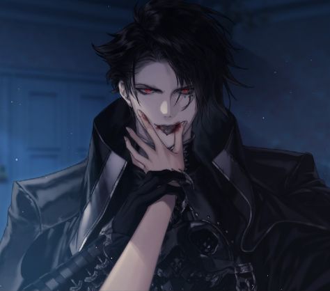 Blood Moon Calling, Castlevania Anime, Vampire Love, Vampire Art, Dark Anime Guys, Angel And Devil, Cute Anime Profile Pictures, Blood Moon, Character Design Male