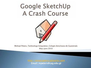 Google SketchUp: A Crash Course by MisterPeters, via Slideshare Sketchup Woodworking, Woodworking Software, Google Sketchup, Work Train, Making Furniture, Woodworking Shows, Woodworking School, Useful Products, Teaching Skills