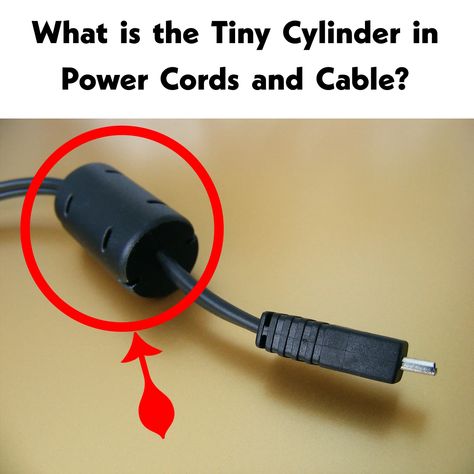 Ferrite Bead: Tiny Cylinder in Power Cords & Cable Electrical Wiring Outlets, Electrical Hacks, Diy Danie, 550 Cord Projects, Diy Tech Gadgets, Wiring Outlets, Diy Electronics Projects, Electrical Engineering Technology, Electric Projects