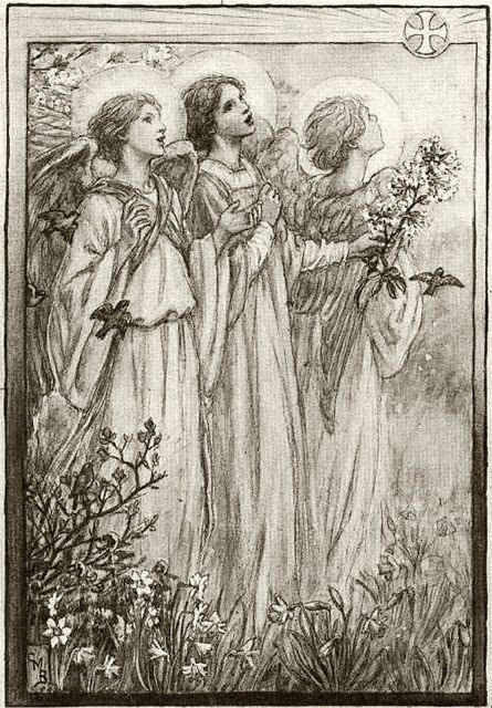 Three singing angels - Cicely Mary Barker Entertaining Angels, I Believe In Angels, Cicely Mary Barker, Angels Among Us, Guardian Angels, Flower Fairies, Catholic Art, Fairy Angel, Angel Art