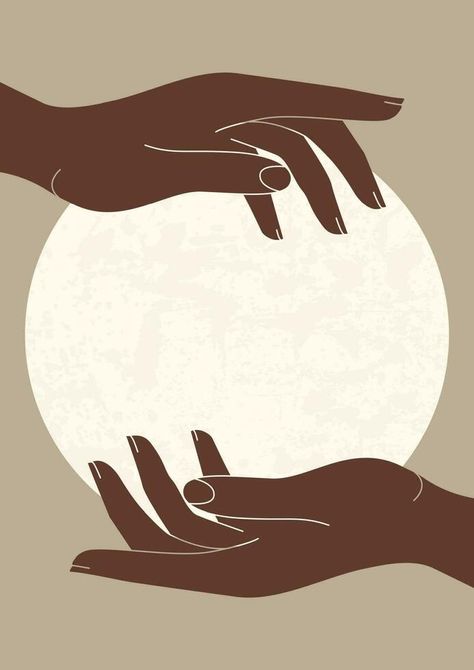 Holding full moon in hands print illustration. Tarot card minimalist vector art. Aesthetic midnight print bohemian artwork Holding Hands Artwork, Full Moon Artwork, Tarot Card Illustration Design, Hand Poster Design, Tarot Art Aesthetic, Vector Art Aesthetic, Tarot Card Minimalist, Mindfulness Illustrations, Hand Holding Illustration