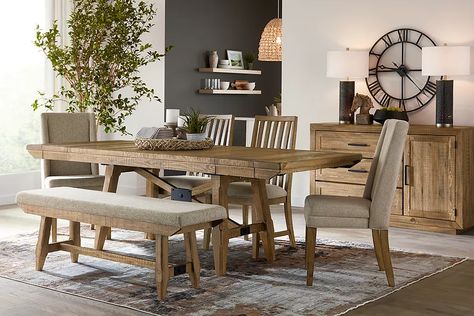 Coastal Farmhouse Dining Room, Modern Farmhouse Dining Table, Dining Room Furniture Collections, Rustic Farmhouse Dining Table, Rustic Dining Room Table, Wood Dining Room Table, Driftwood Finish, Modern Farmhouse Dining, Farmhouse Kitchen Tables