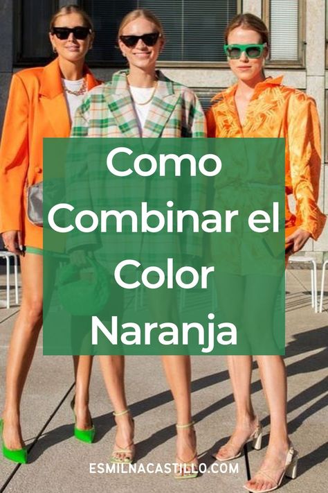 El naranja es el nuevo negro. Las temporadas recientes vieron a los diseñadores iluminar las pasarelas con vibrantes mandarinas, naranjas neón y corales amplificados que se ven espectaculares y ponibles, todo a la vez. Orange Outfits For Women, Pantalon Naranja Outfits, Ropa Color Neon, Orange Outfit, Body Colour, Read More, Academic Dress, Women's Fashion, Orange