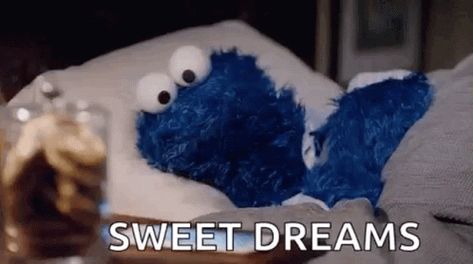 Cookie Monster Sesame Street GIF - CookieMonster SesameStreet Sleep - Discover & Share GIFs Cookie Monster Gif, Cookie Monster Funny, Cookie Monster Wallpaper, Goodnight Quotes Inspirational, Fraggle Rock, Slaap Lekker, Good Morning Friends Quotes, Cartoon World, Jim Henson