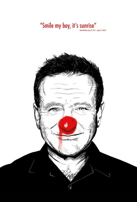 ROBIN WILLIAMS 'PATCH ADDAMS' Robin Williams Drawing, Robin Williams Art, Patch Adams, Heaven Art, Robin Williams, Movie Art, Drawings, Art