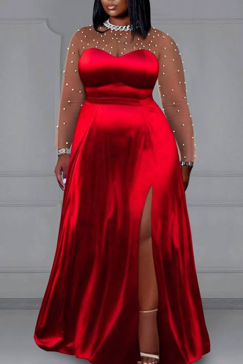 Evening Gowns Photoshoot, Plus Size Party Dresses For Wedding, Plus Size Gala Dress, Gown For Wedding Party, Lace Dress Classy, Dinner Gowns, Bubu Gown Styles, Fancy Short Dresses, Plus Size Cocktail