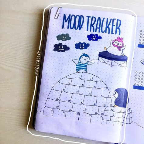 Nottally | Journal’s Instagram profile post: “🐧March Mood Tracker🐧 Does it snow every year in your country? If it snows here in the Philippines, that means we are doomed 😂 Like…” March Mood Tracker, Mood Tracker, The Philippines, Philippines, Meant To Be, Instagram Profile, Instagram