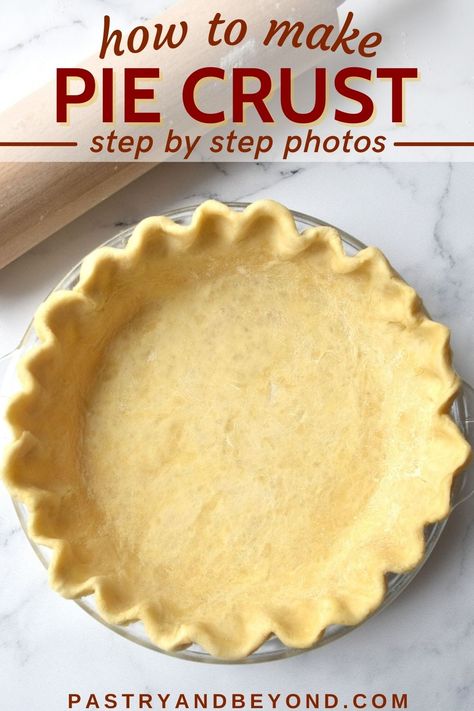 Pie Crust Recipe Butter, Pie Crust With Shortening, Lard Pie Crust, Double Pie Crust Recipe, Pie Crust With Butter, Pie Crust Uses, Epicurious Recipes, Flaky Pie Crust Recipe, Pie Crust Recipe Easy