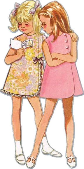 1950s Girls Fashion, 1950s Girls, Butterick Patterns Vintage, Vintage Childrens Clothing, Patron Vintage, Childrens Sewing Patterns, Girl Dress Pattern, Vintage Dress Patterns, Butterick Sewing Pattern