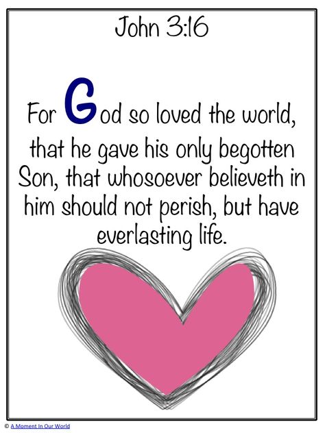 Monday Memory Verse John 3:16 John 3 16 Wallpaper, Verses For Kids, Scripture Images, Bible Verses For Kids, Bible Verse Coloring, Sacred Scripture, Prayers For Children, Bible Study Verses, John 3 16